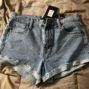 NEW Fashion Nova Cheeky Denim Shorts